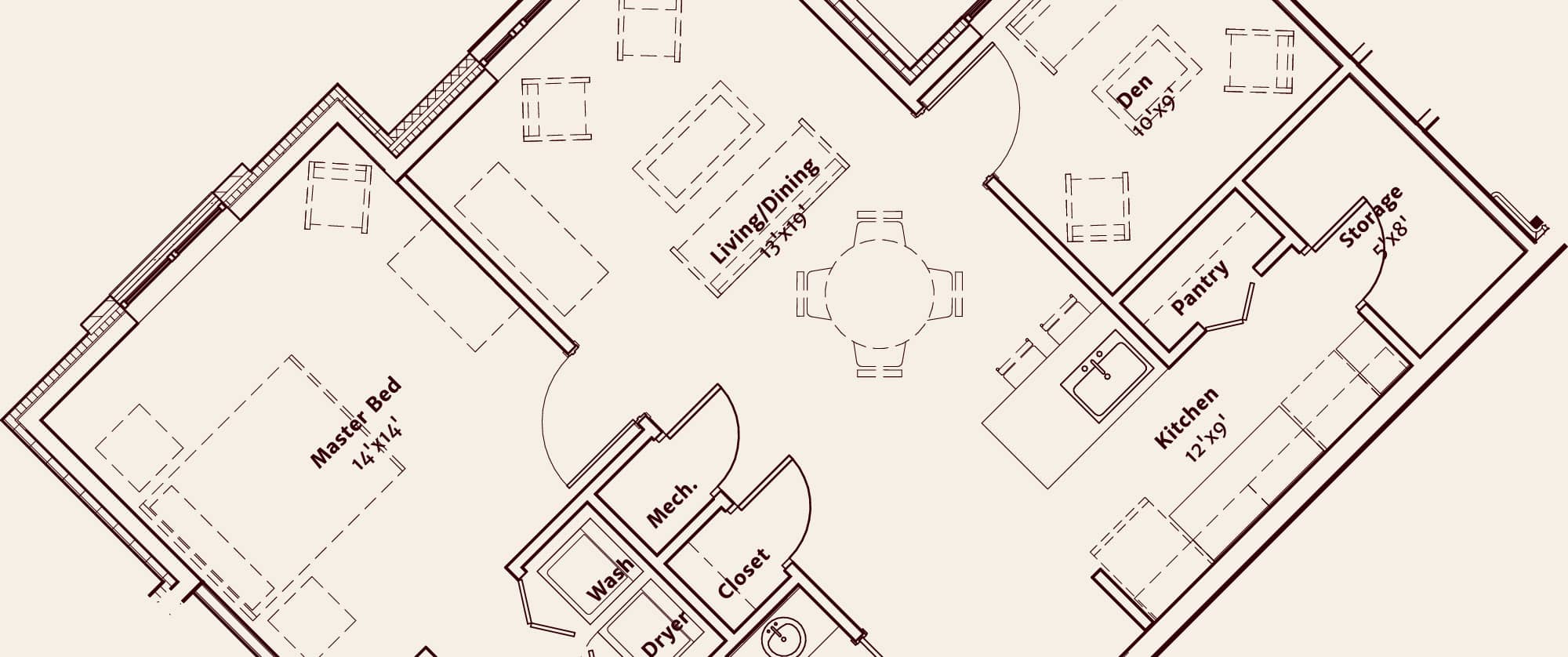 the-glens_floor-plan-1-bedroom-den-1-half-bath 1 Bedroom, 1 ½ Bath, & Den