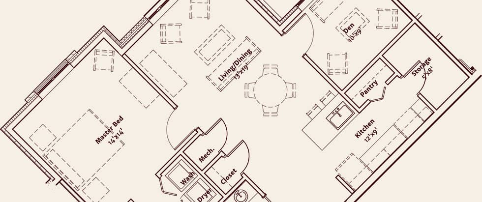 the-glens_floor-plan-2-bedroom-2-bath 2 Bedroom, 2 Bath