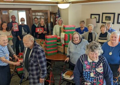 Christian Haven Residents Help Share God’s Love with Operation Christmas Child